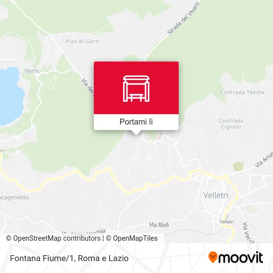 Mappa Fontana Fiume/1