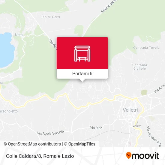 Mappa Colle Caldara/8