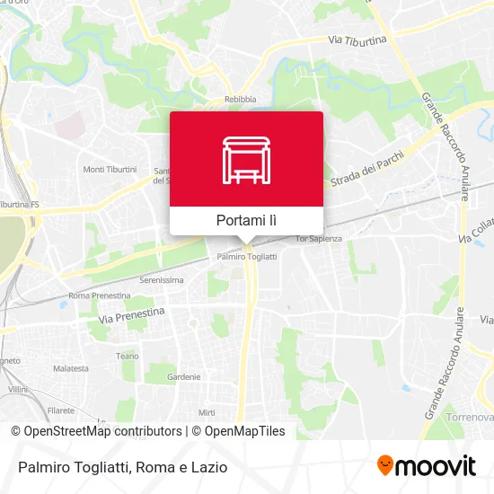 Mappa Palmiro Togliatti