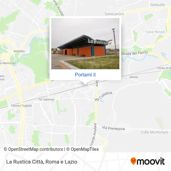Mappa La Rustica Città