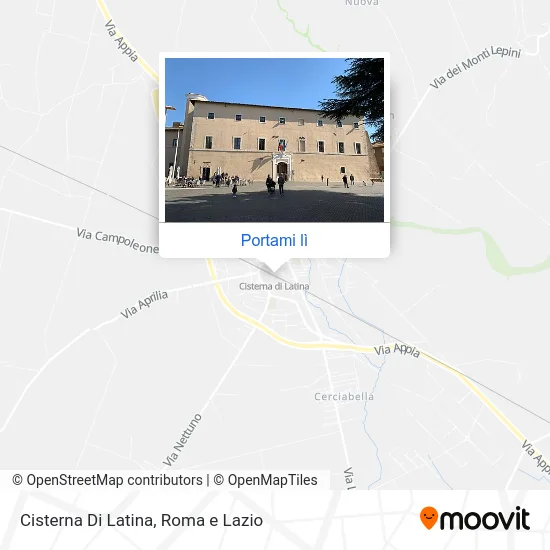 Mappa Cisterna Di Latina