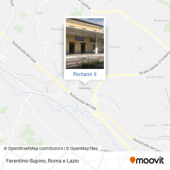 Mappa Ferentino-Supino