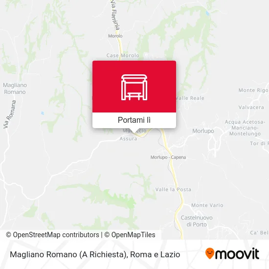 Mappa Magliano Romano (A Richiesta)