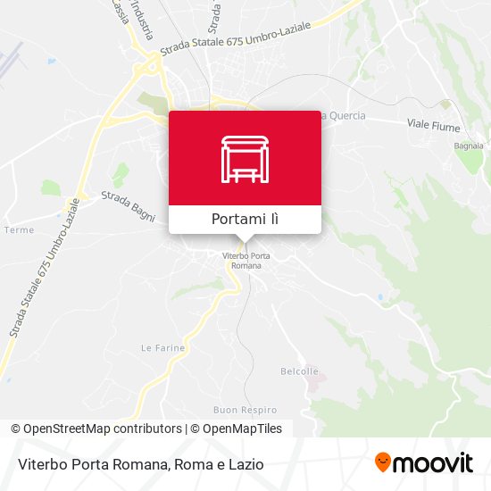 Mappa Viterbo Porta Romana