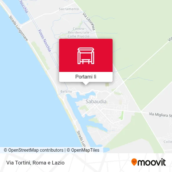 Mappa Via Tortini