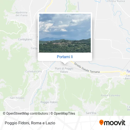 Mappa Poggio Fidoni