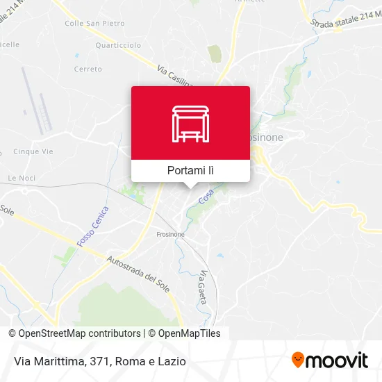 Mappa Via Marittima, 371