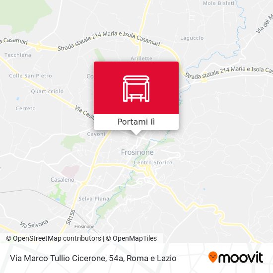 Mappa Via Marco Tullio Cicerone, 54a