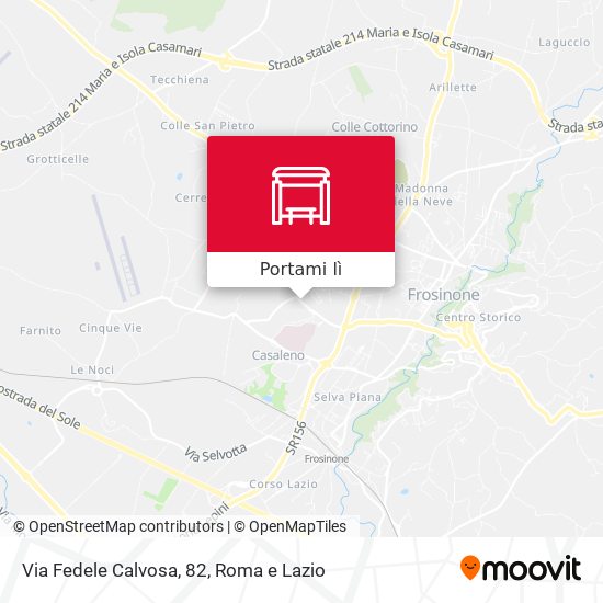 Mappa Via Fedele Calvosa, 82