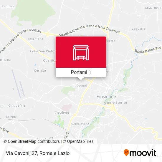 Mappa Via Cavoni, 27