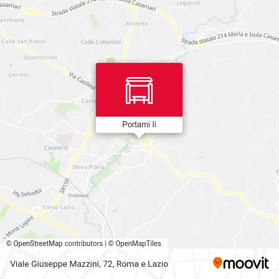 Mappa Viale Giuseppe Mazzini, 72