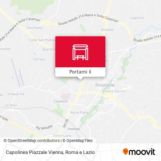Mappa Capolinea Piazzale Vienna