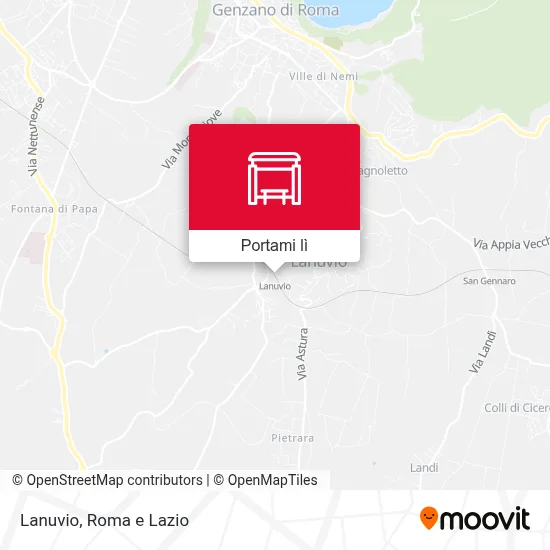Mappa Lanuvio