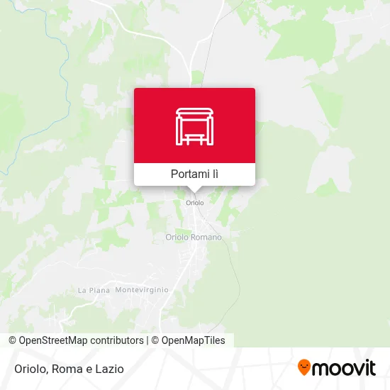 Mappa Oriolo
