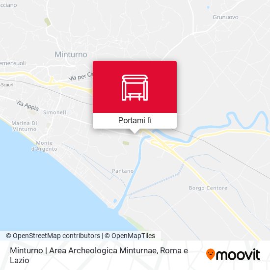 Mappa Minturno | Area Archeologica Minturnae