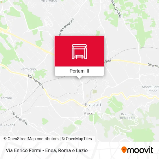 Mappa Via Enrico Fermi - Enea