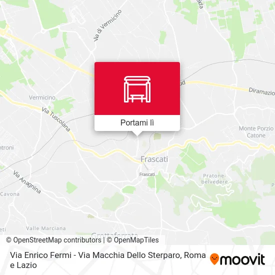 Mappa Via Enrico Fermi - Via Macchia Dello Sterparo