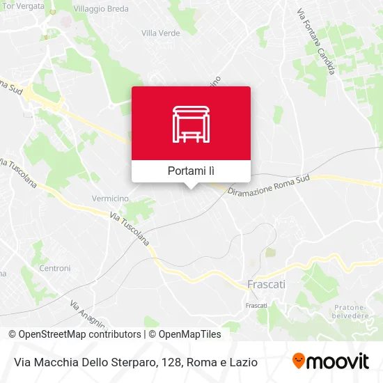 Mappa Via Macchia Dello Sterparo, 128