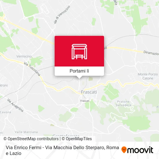 Mappa Via Enrico Fermi - Via Macchia Dello Sterparo