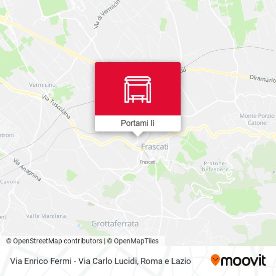 Mappa Via Enrico Fermi - Via Carlo Lucidi