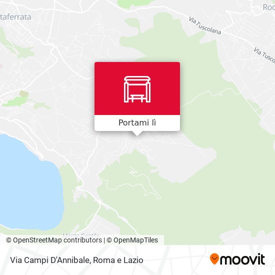 Mappa Via Campi D'Annibale
