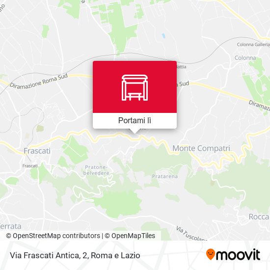 Mappa Via Frascati Antica, 2