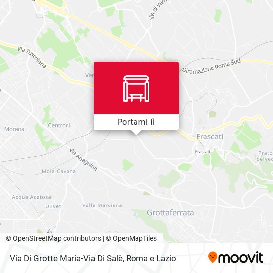 Mappa Via Di Grotte Maria-Via Di Salè