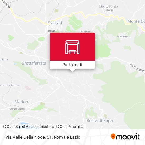 Mappa Via Valle Della Noce, 51