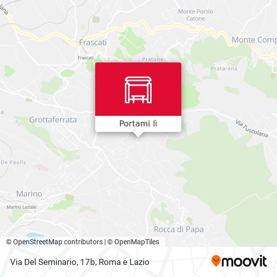 Mappa Via Del Seminario, 17b