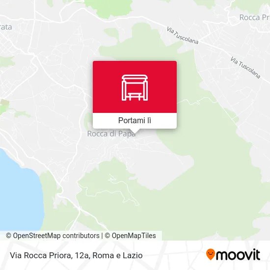 Mappa Via Rocca Priora, 12a