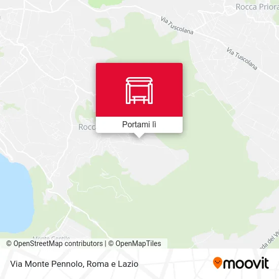 Mappa Via Monte Pennolo