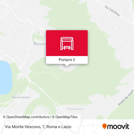 Mappa Via Monte Vescovo, 7