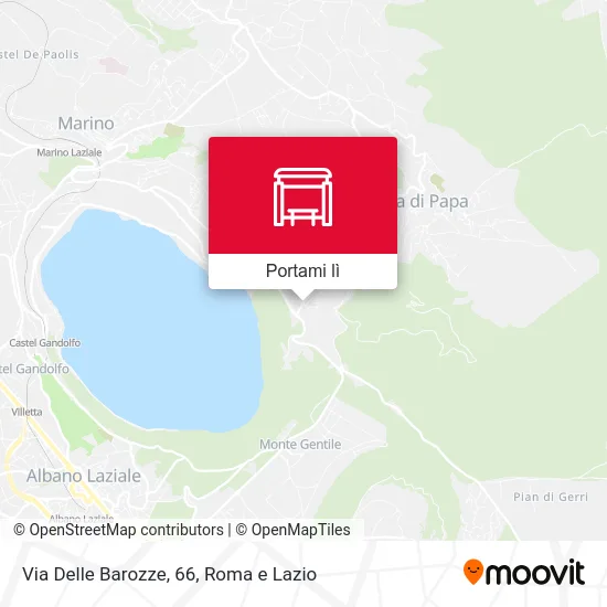 Mappa Via Delle Barozze, 66