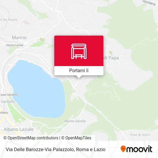 Mappa Via Delle Barozze-Via Palazzolo