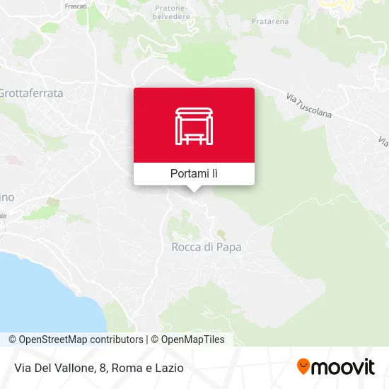 Mappa Via Del Vallone, 8