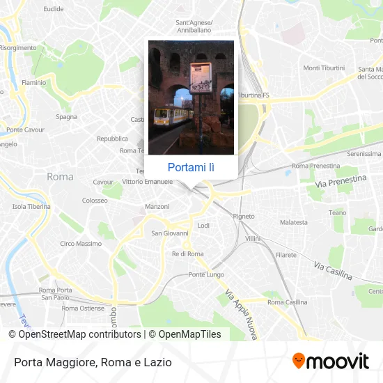 Mappa Porta Maggiore