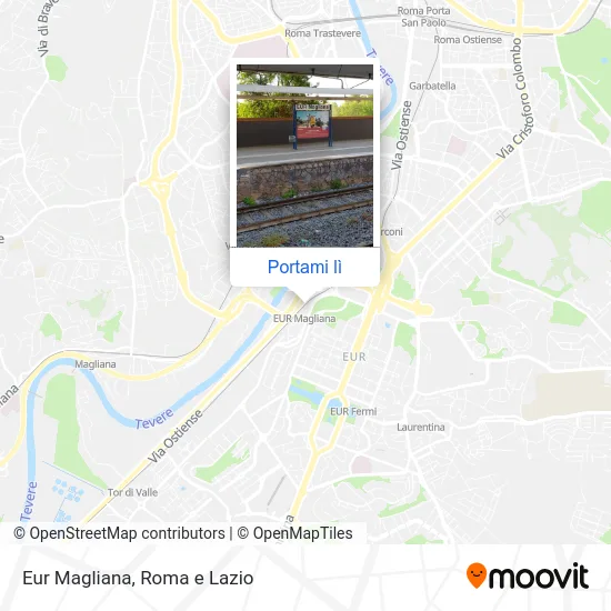 Mappa Eur Magliana