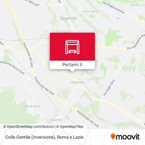 Mappa Colle Gentile (Inversione)