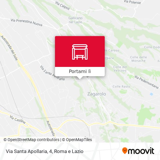 Mappa Via Santa Apollaria, 4
