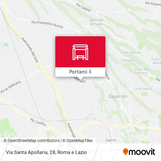 Mappa Via Santa Apollaria, 28
