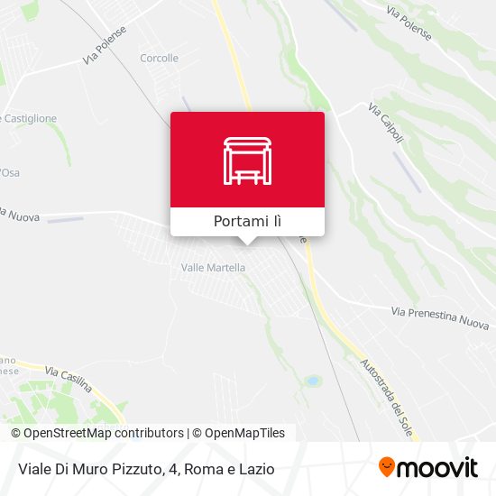 Mappa Viale Di Muro Pizzuto, 4