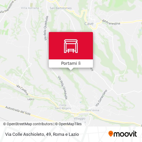 Mappa Via Colle Aschioleto, 49