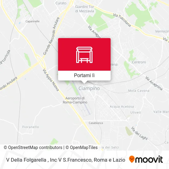 Mappa V Della Folgarella , Inc V S.Francesco