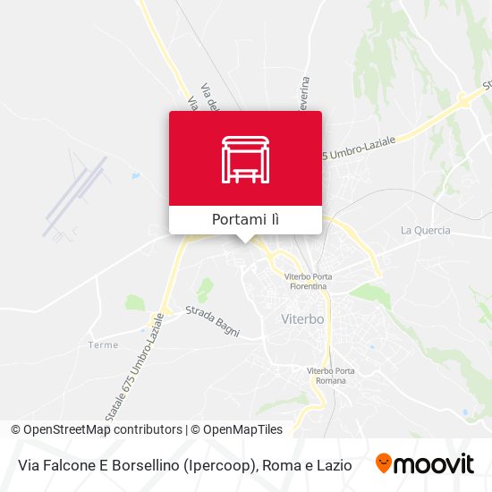 Mappa Via Falcone E Borsellino (Ipercoop)