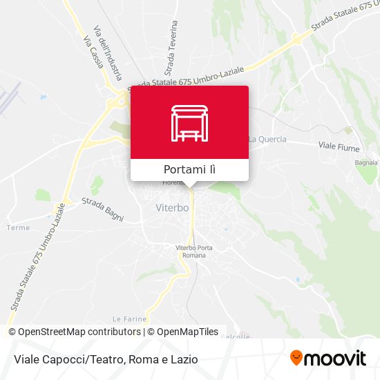 Mappa Viale Capocci/Teatro