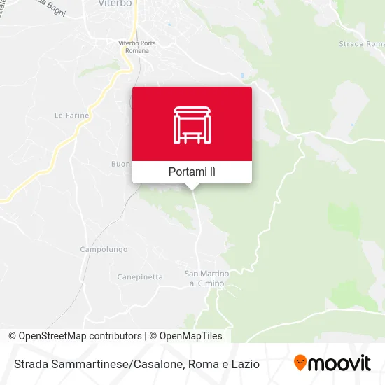 Mappa Strada Sammartinese/Casalone