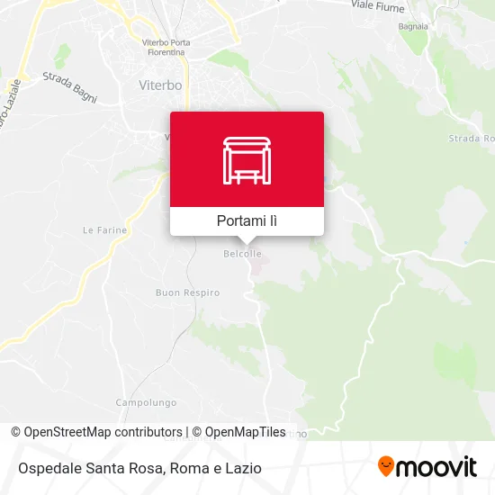 Mappa Ospedale Santa Rosa