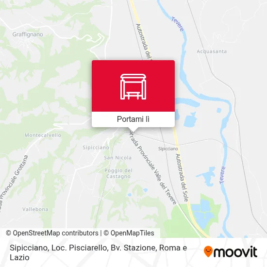 Mappa Sipicciano, Loc. Pisciarello, Bv. Stazione