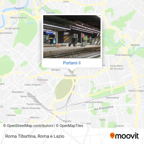 Mappa Roma Tiburtina