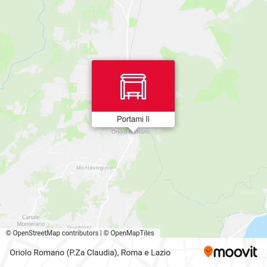 Mappa Oriolo Romano (P.Za Claudia)
